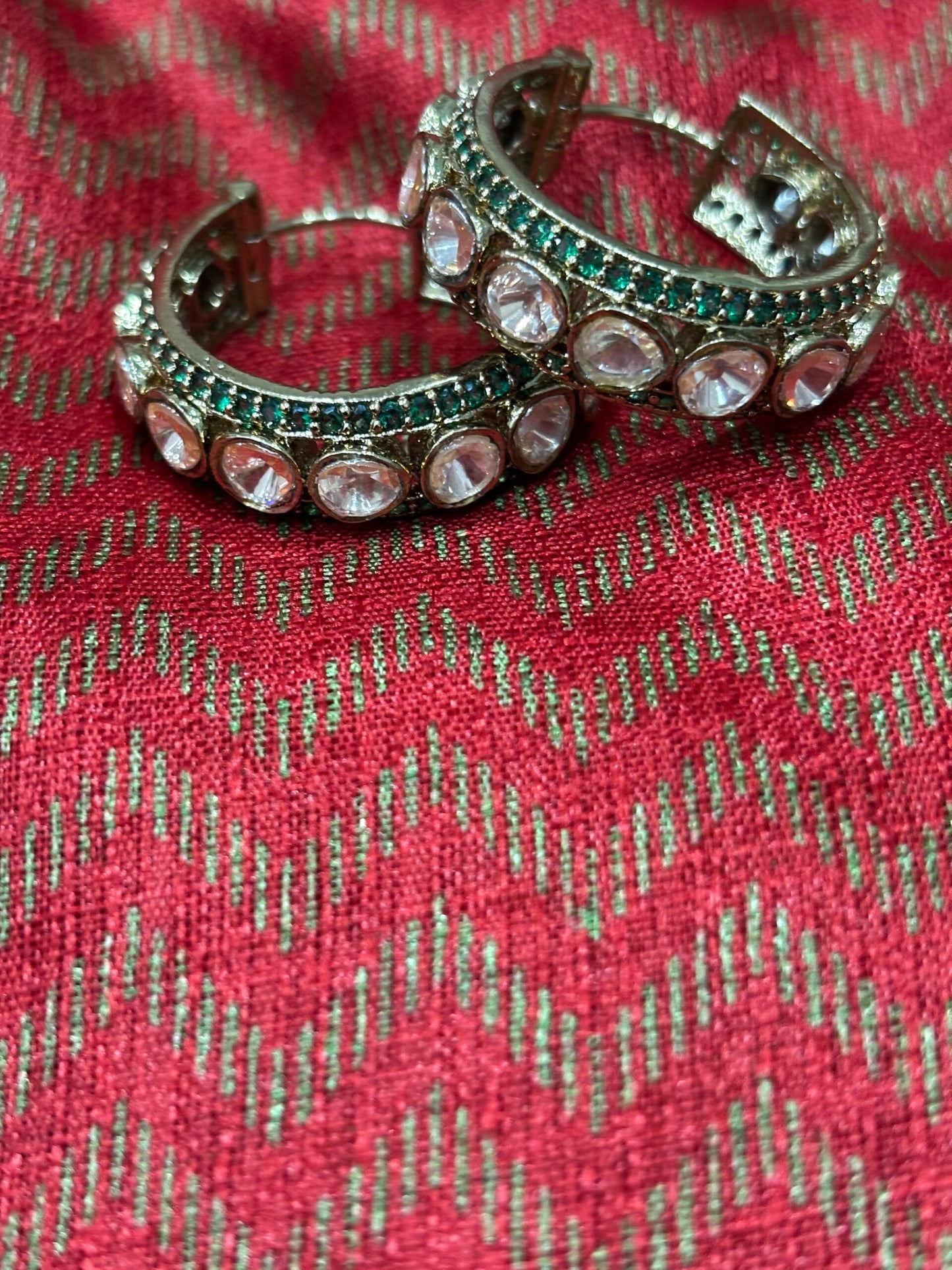 Devyani Pearl Hoops -