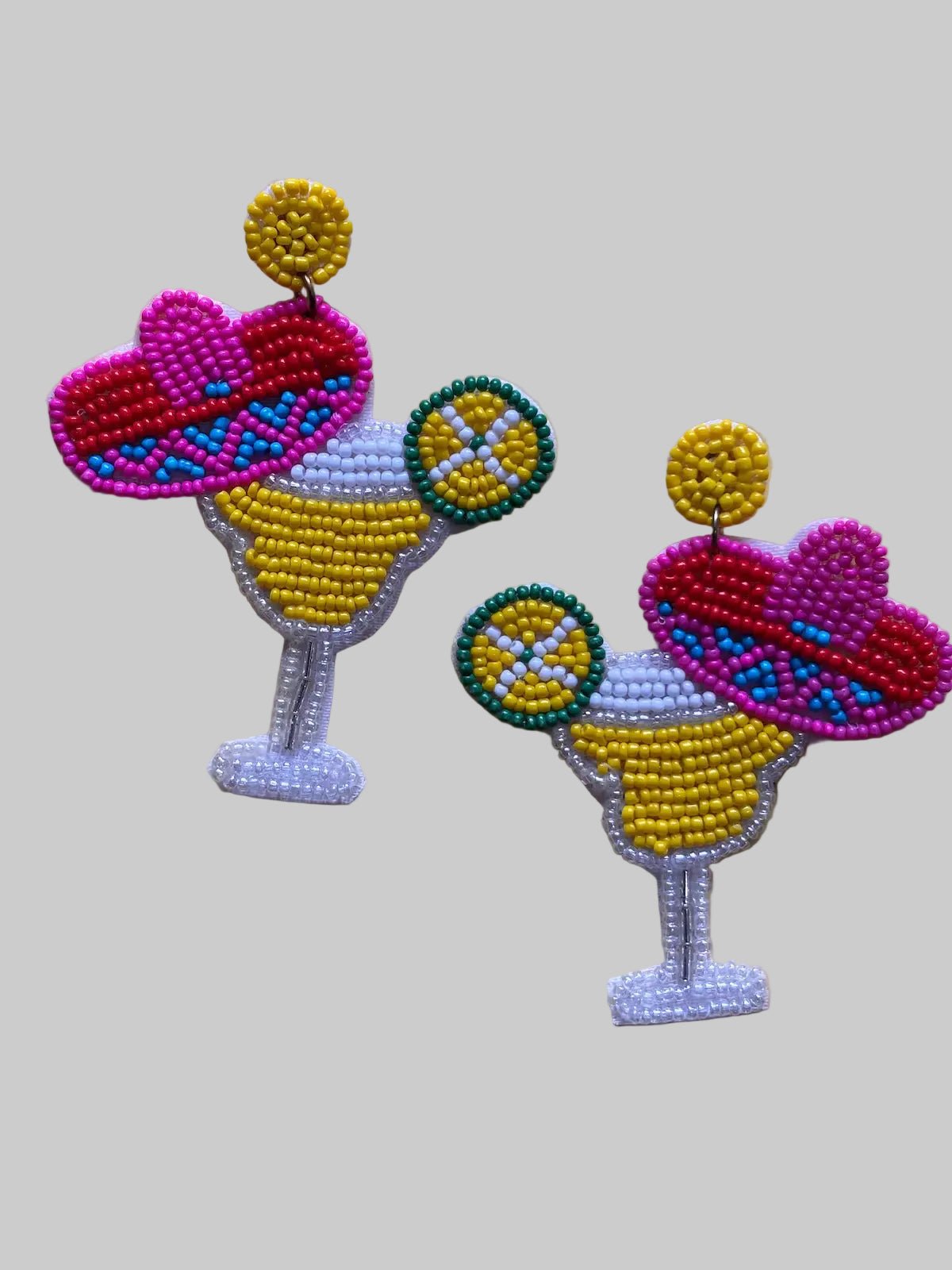 Sip & Sparkle Beaded Earrings -