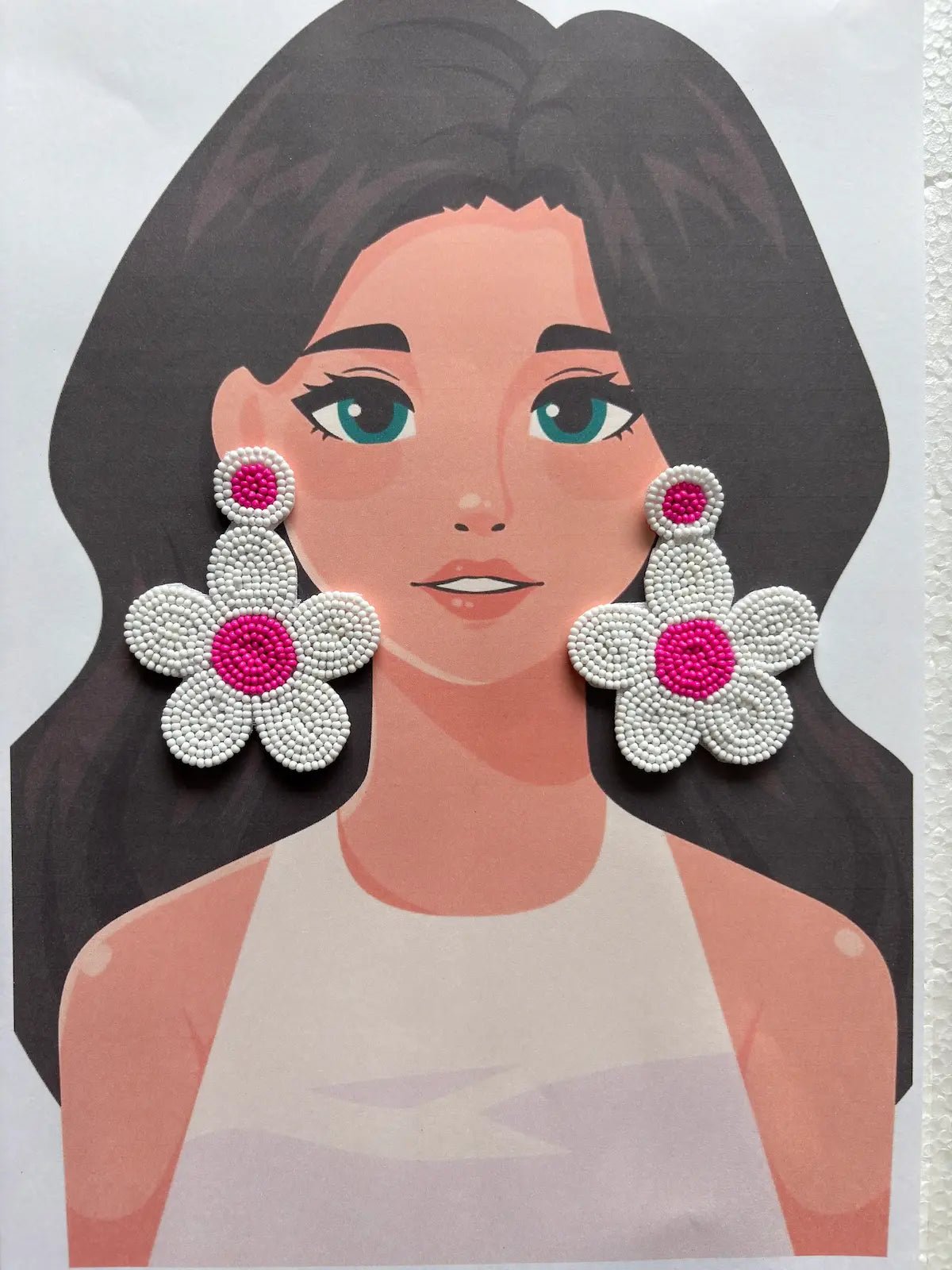 Spring Wink Beaded Earrings -
