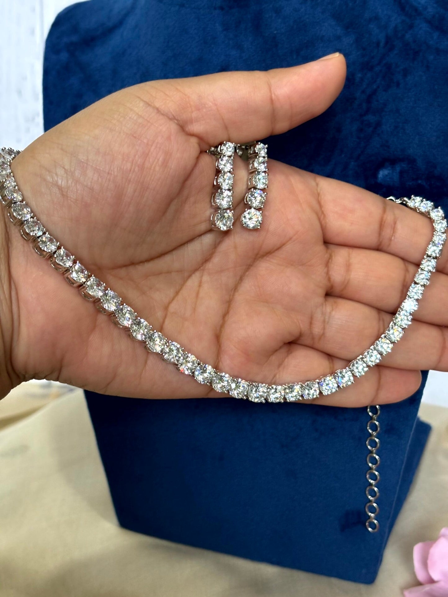 Ziya Vibrant Necklace Set - A-25-N-O-1NYNW-BJ