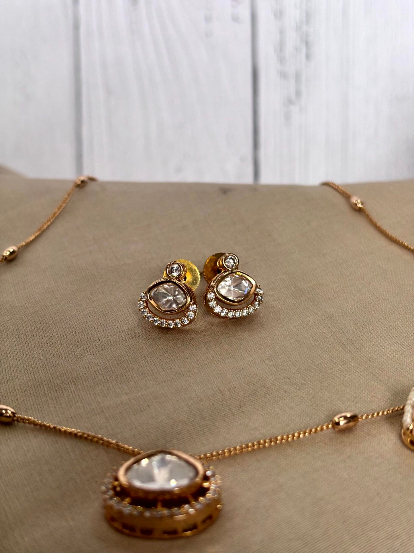 Ridhima Versatile Moissanite Necklace Set - A-25-N-M-11SDH-BJ