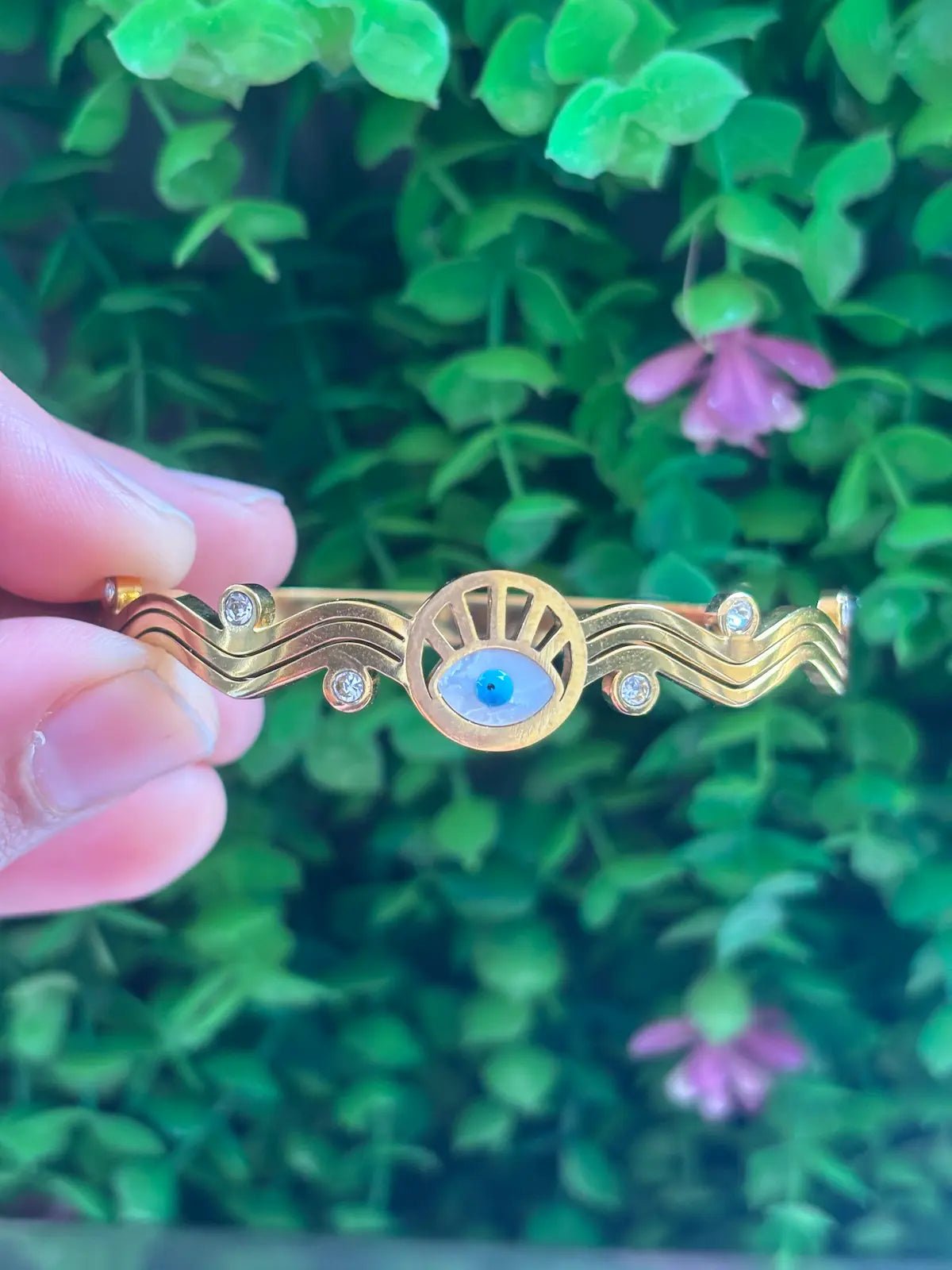 Evil Eye Protection Anti Tarnish Bracelet -