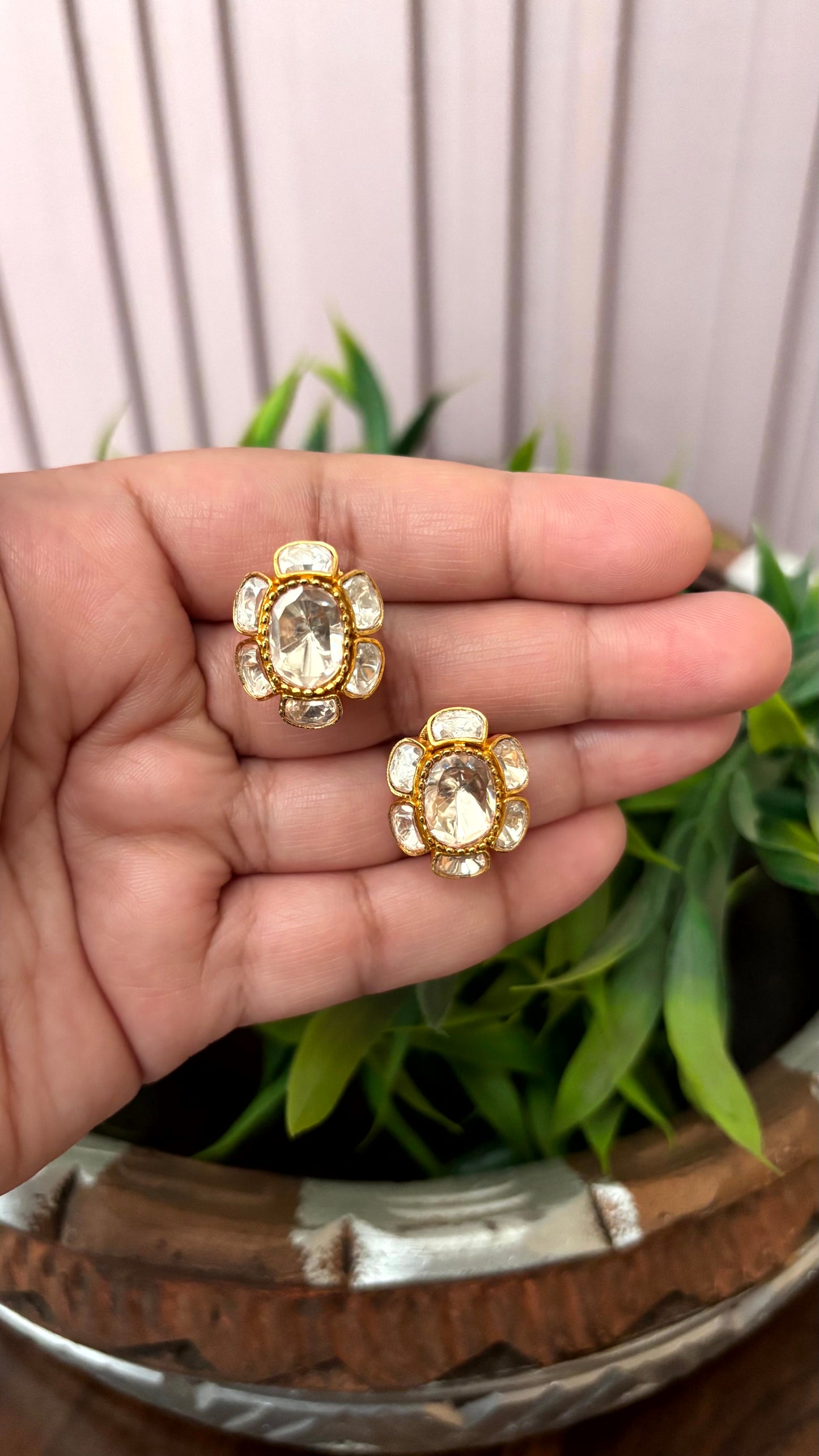 Avni Floral Luxe Moissanite Earrings -