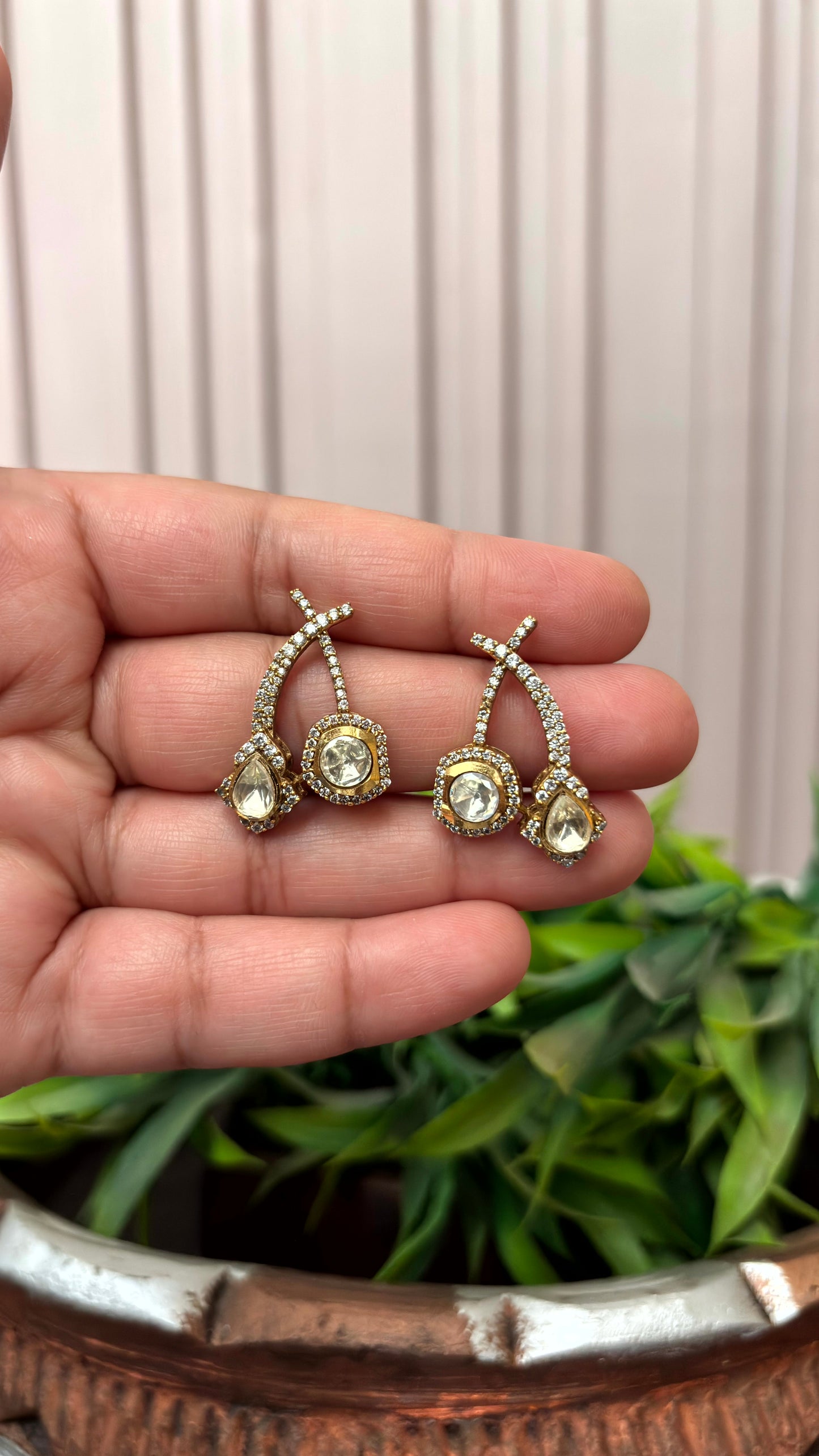 Ruhani Moissanite Earrings -