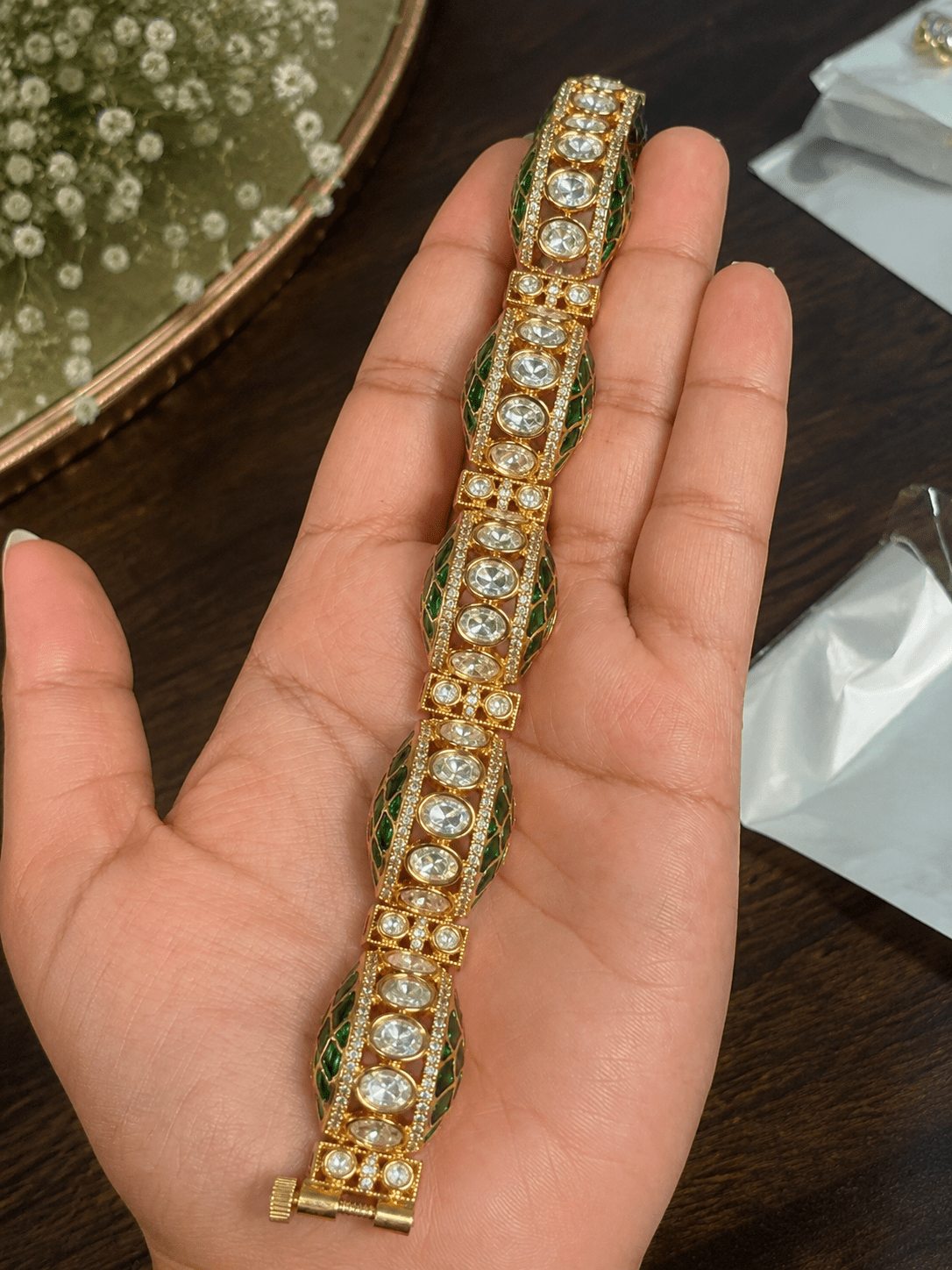 Vanya Emerald Moissanite Bracelet - B7-BJ