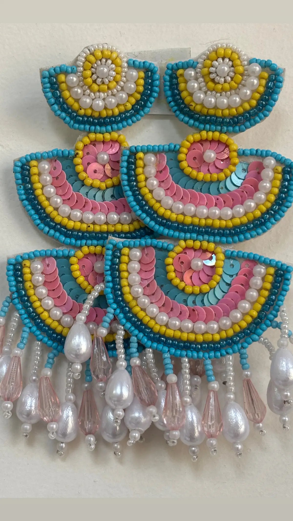 Chandbali Utsav Beaded Earrings - 