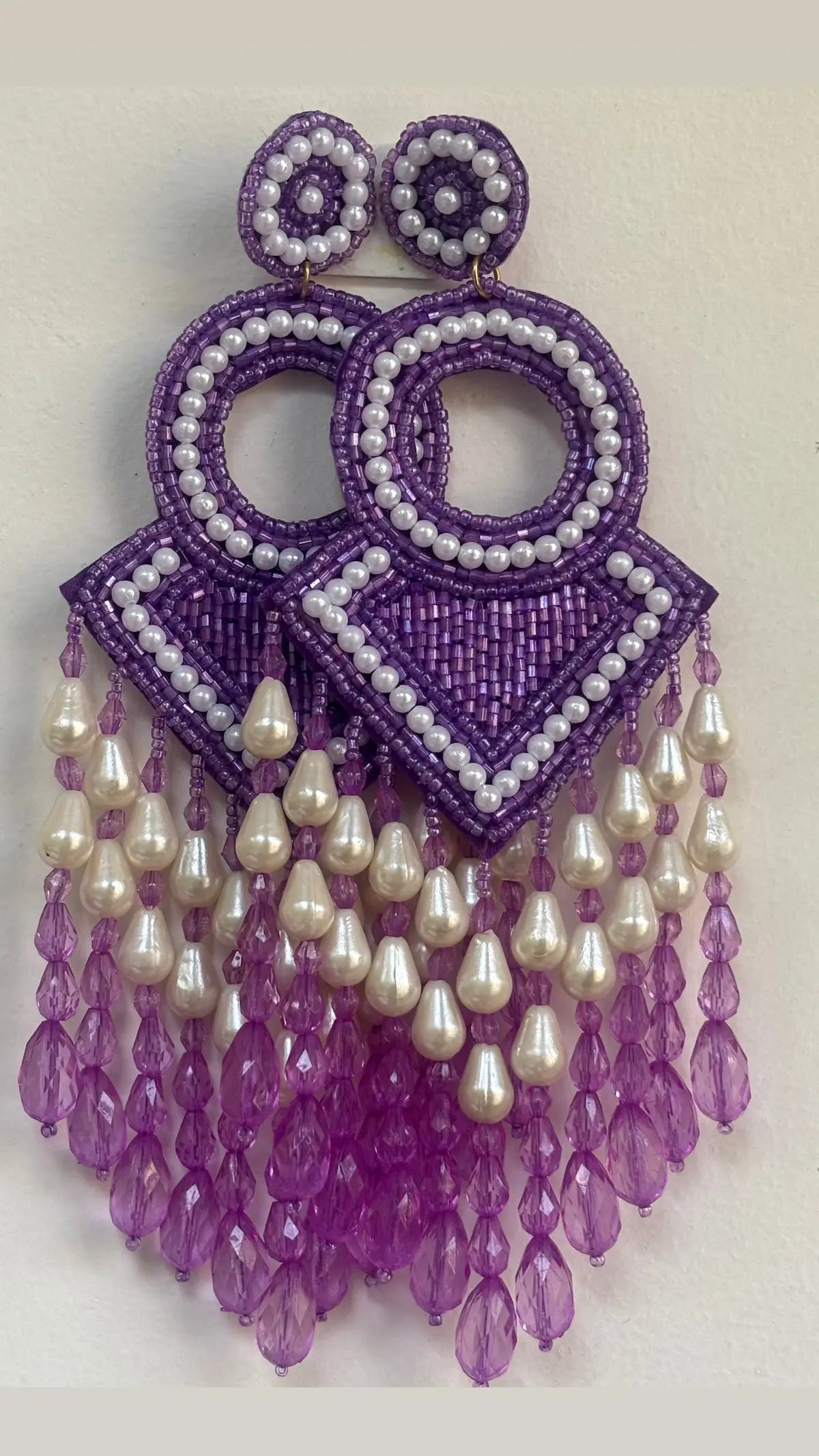 Jamuni Ghoomar Beaded Earrings - 