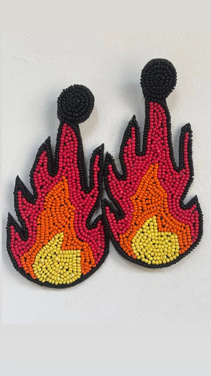 Sizzle Beaded Earrings - 