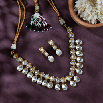 Regal Teardrop Necklace Set - N-24-N-O-1FKHY-VJ