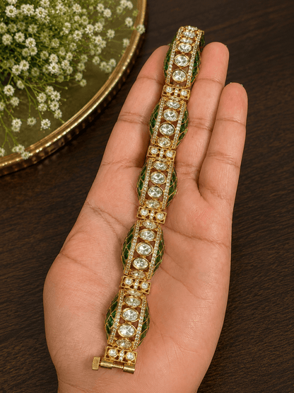 Vanya Emerald Moissanite Bracelet - B7-BJ