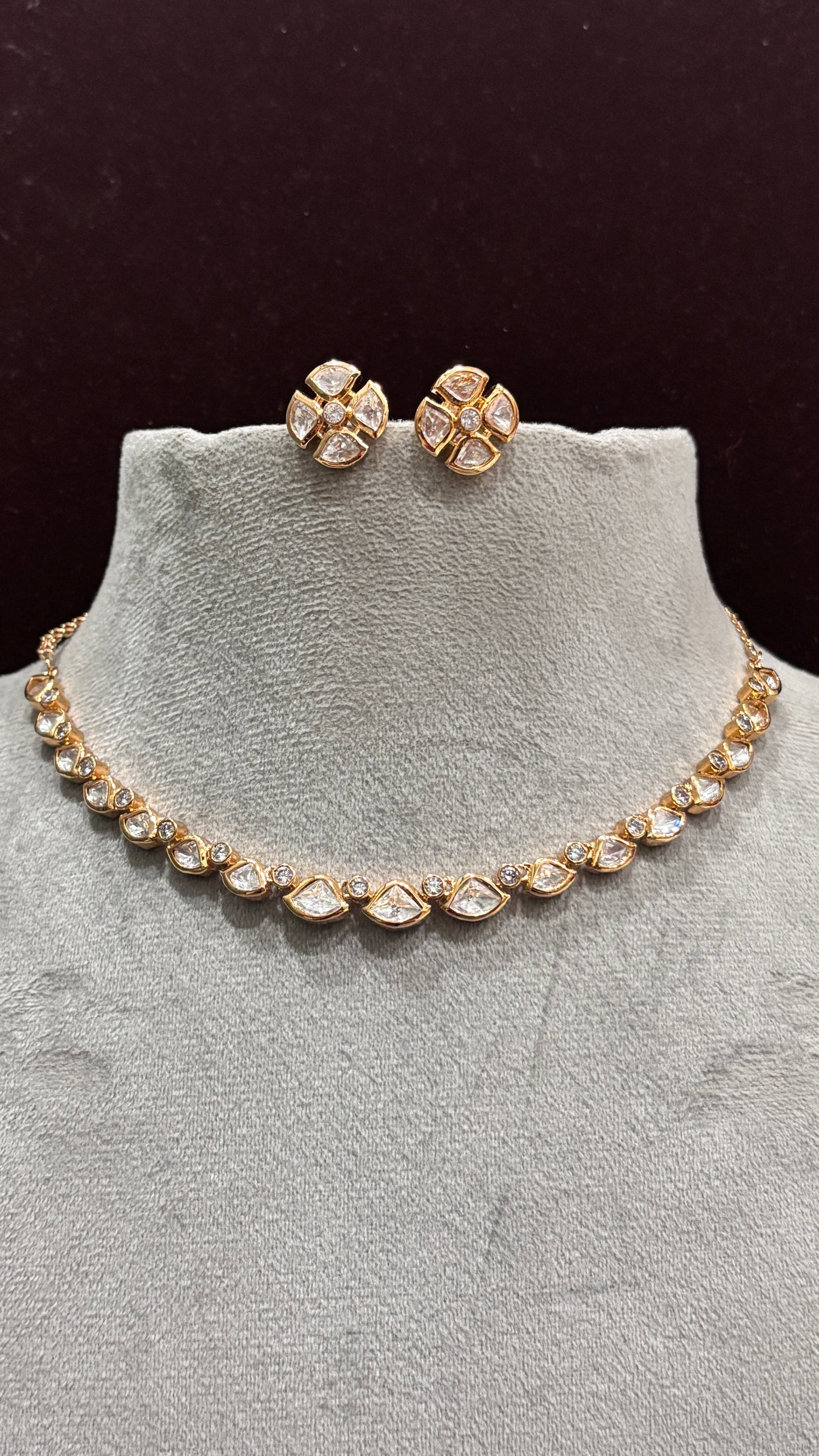 Iraaya Celeste Moissanite Necklace Set
