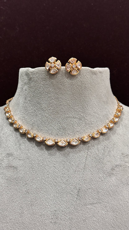 Iraaya Celeste Moissanite Necklace Set