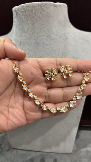 Iraaya Celeste Moissanite Necklace Set - 
