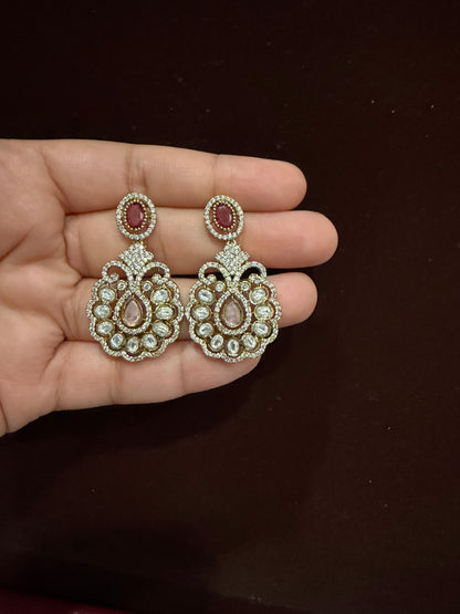 Aaradhya Multicolor Kundan Statement Necklace Set