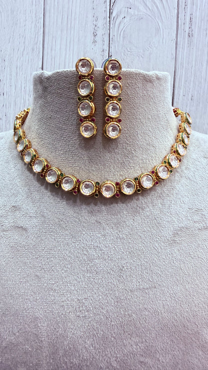 Aarohi Classic Kundan Necklace Set