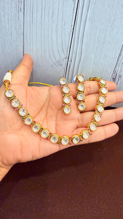 Aarohi Classic Kundan Necklace Set