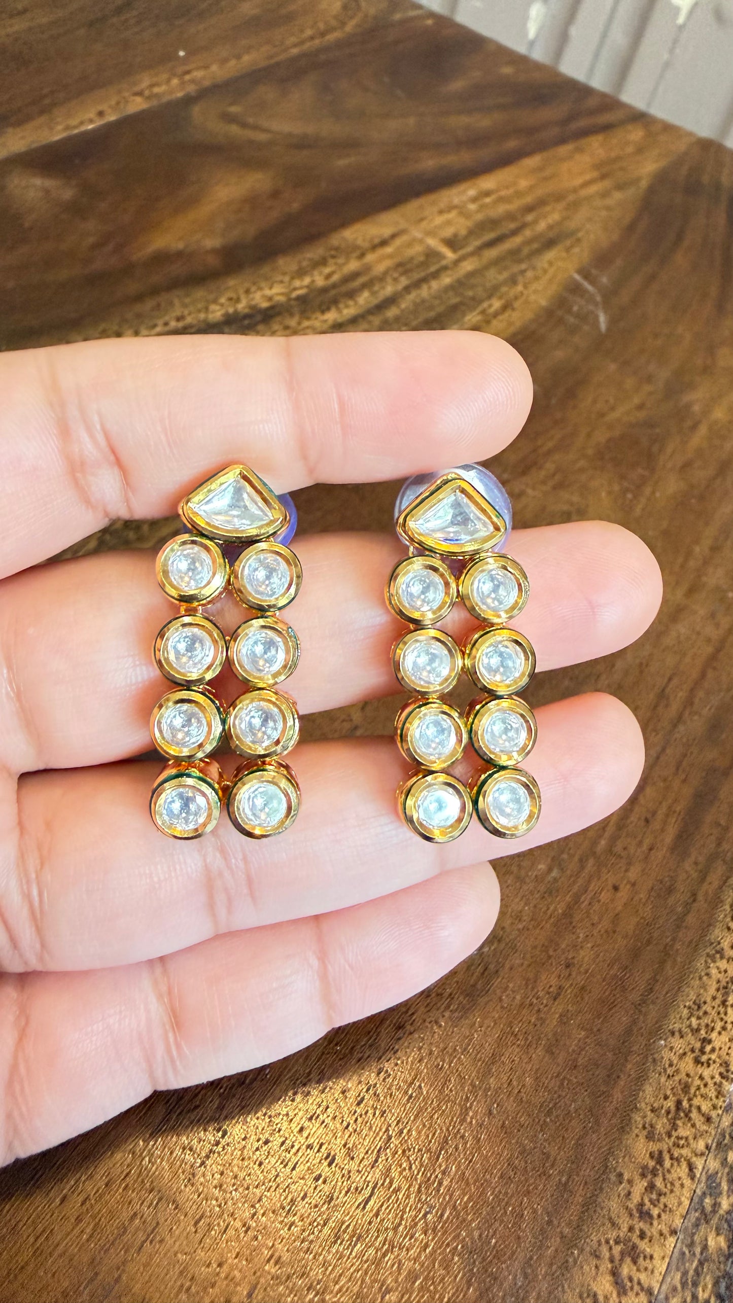Kavya Double Layer Kundan Necklace Set