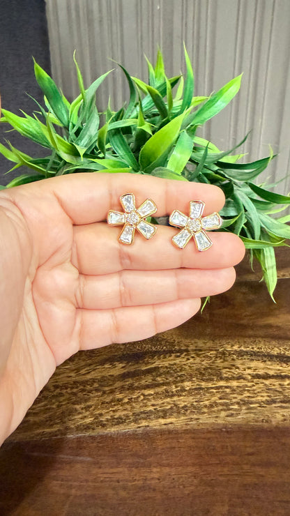 Avira Floral Moissanite Necklace Set