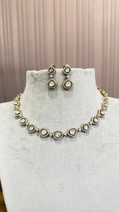 Kiara Classic Moissanite Necklace Set
