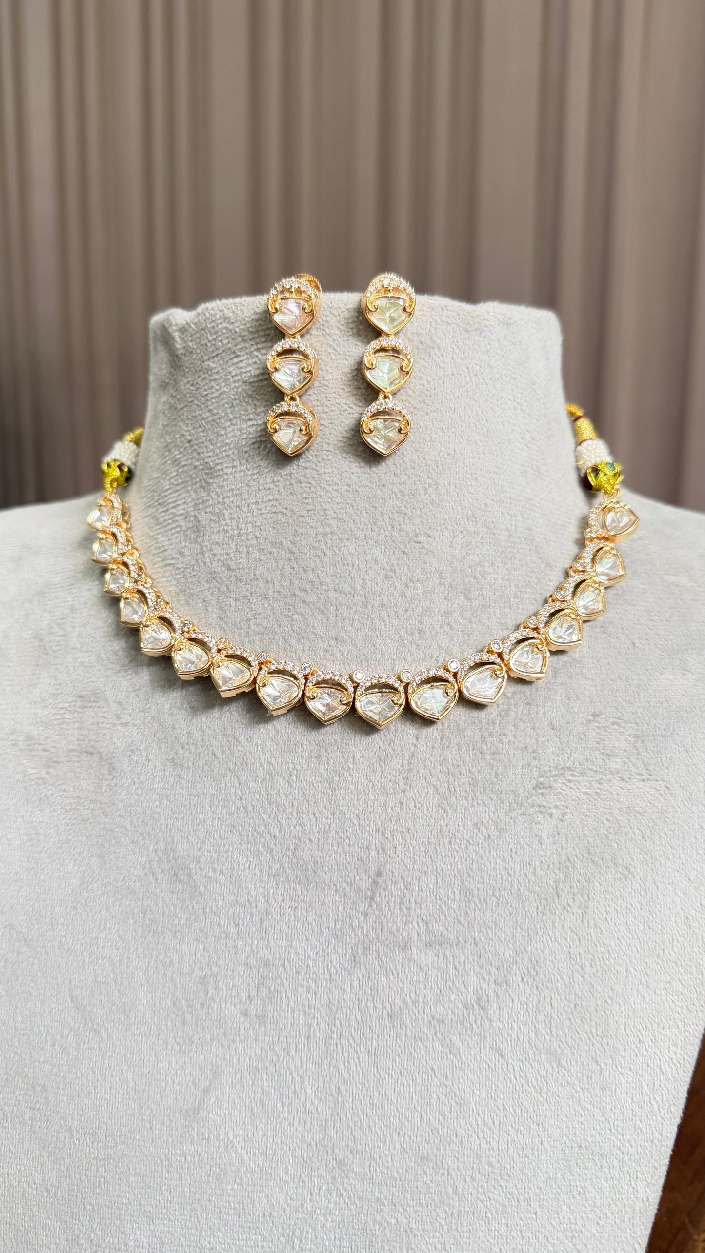 Avira Moissanite Necklace Set