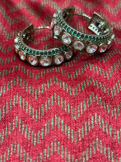 Devyani Pearl Hoops - 