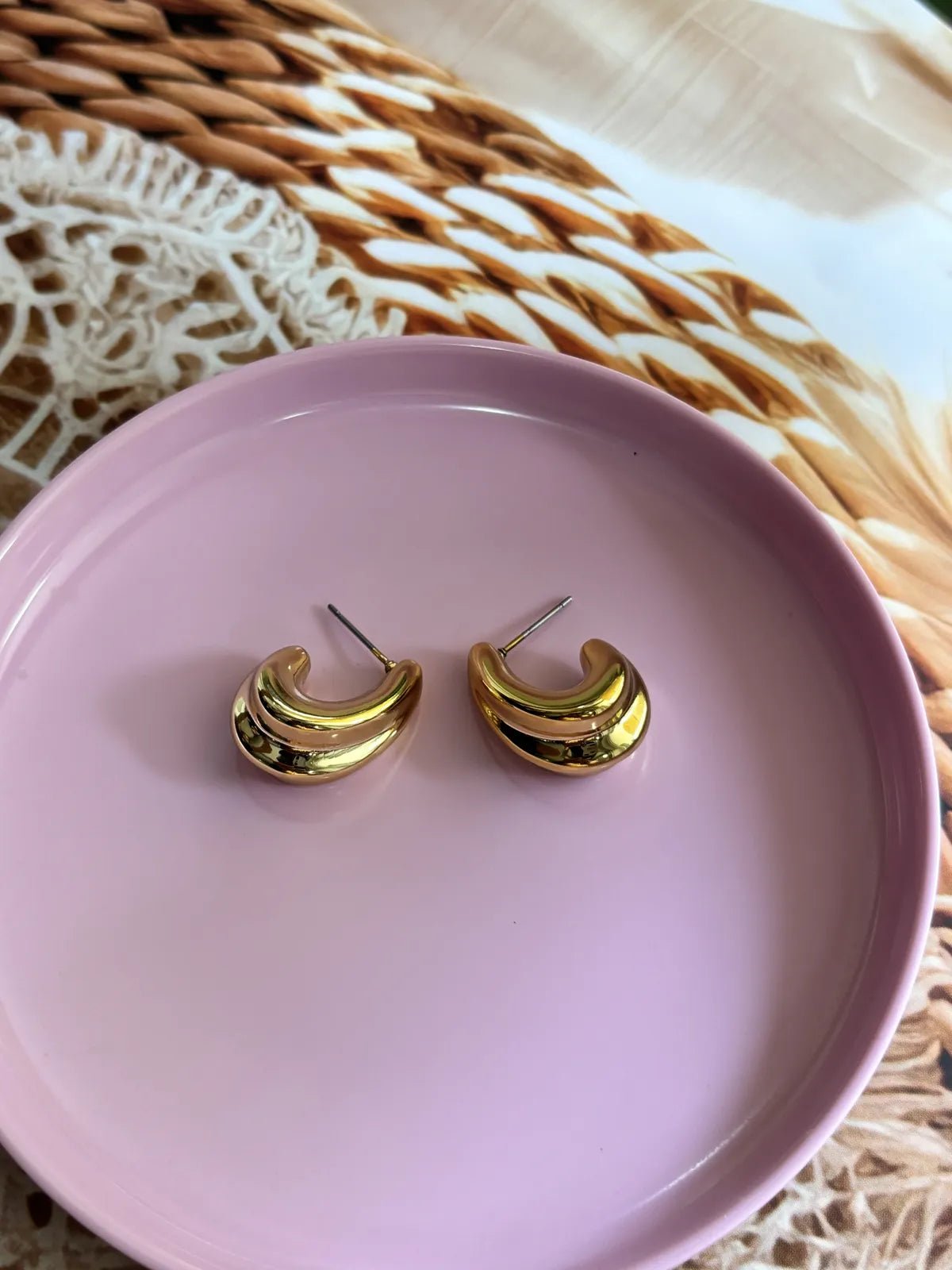 Sunbeam Anti Tarnish Half Hoops - 