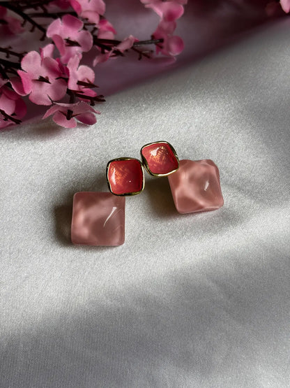 Rosy Chic Studs - 