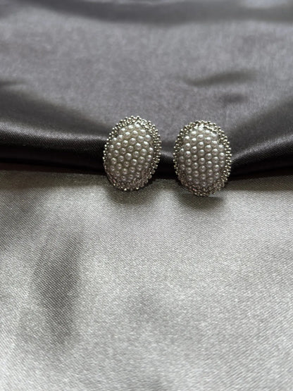 Silver Cloud Anti Tarnish Studs - 