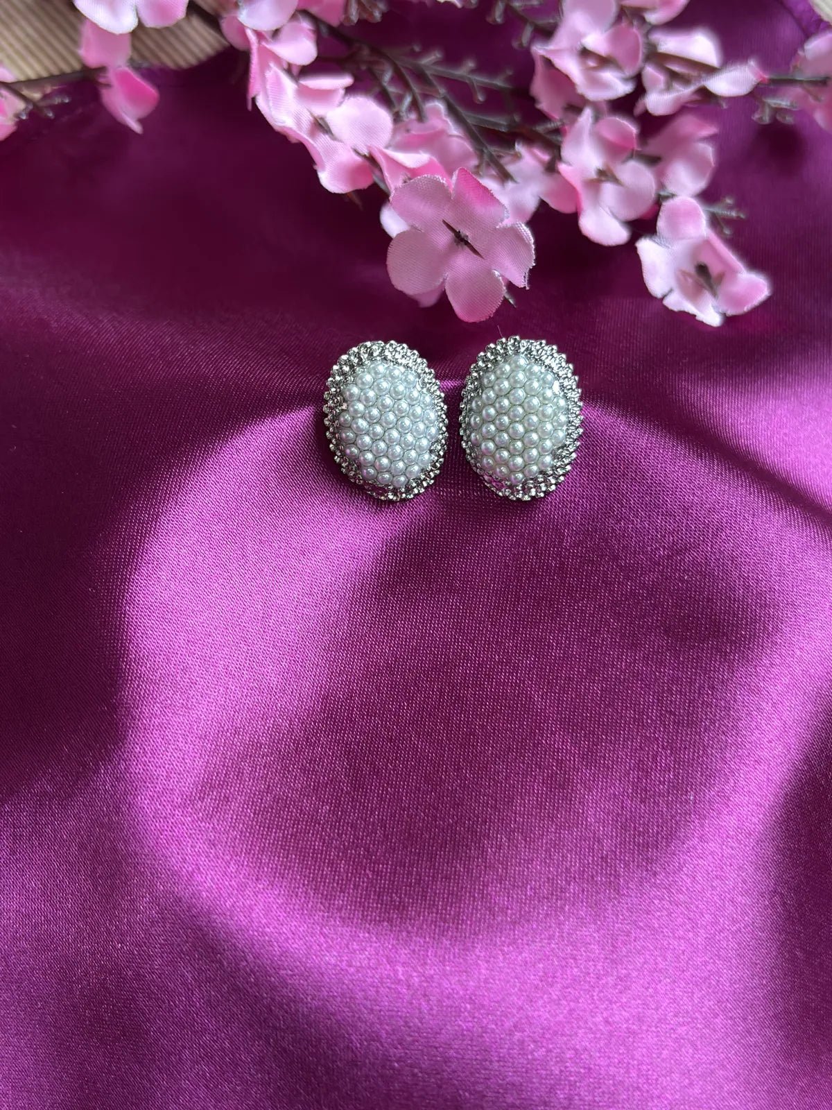 Silver Cloud Anti Tarnish Studs - 