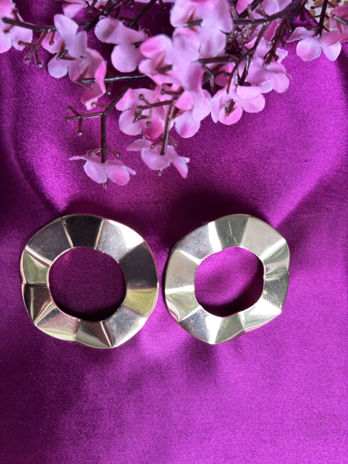 Swirled Drape Hoops - 