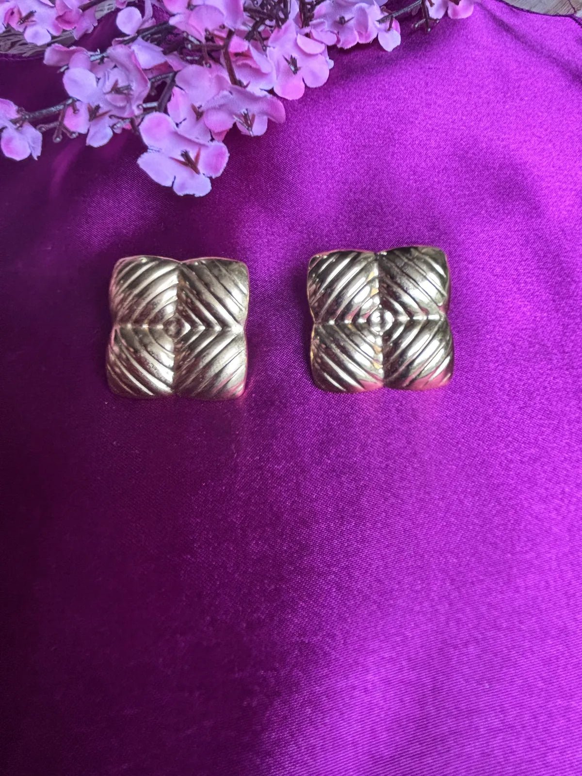 Modern Square Anti Tarnish Earrings - 