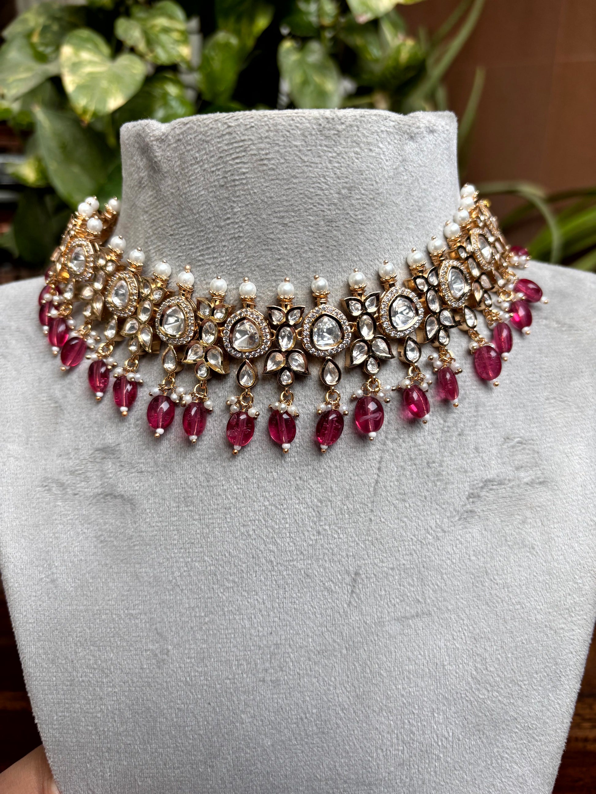 Anaira Ruby Moissanite Heritage Set - 