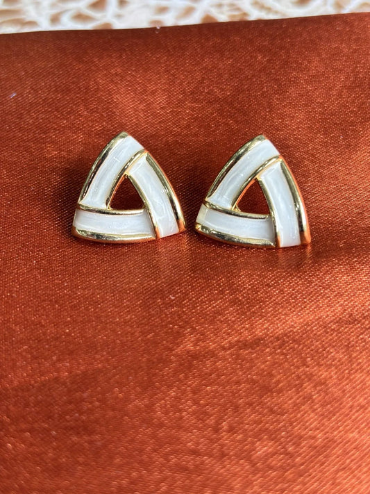 Ivory Flux Anti Tarnish Studs - 