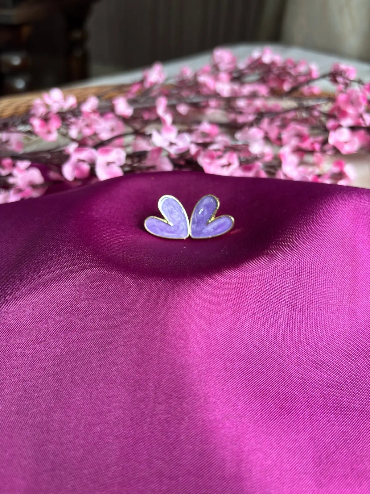 Lilac Love Stud Earrings - 
