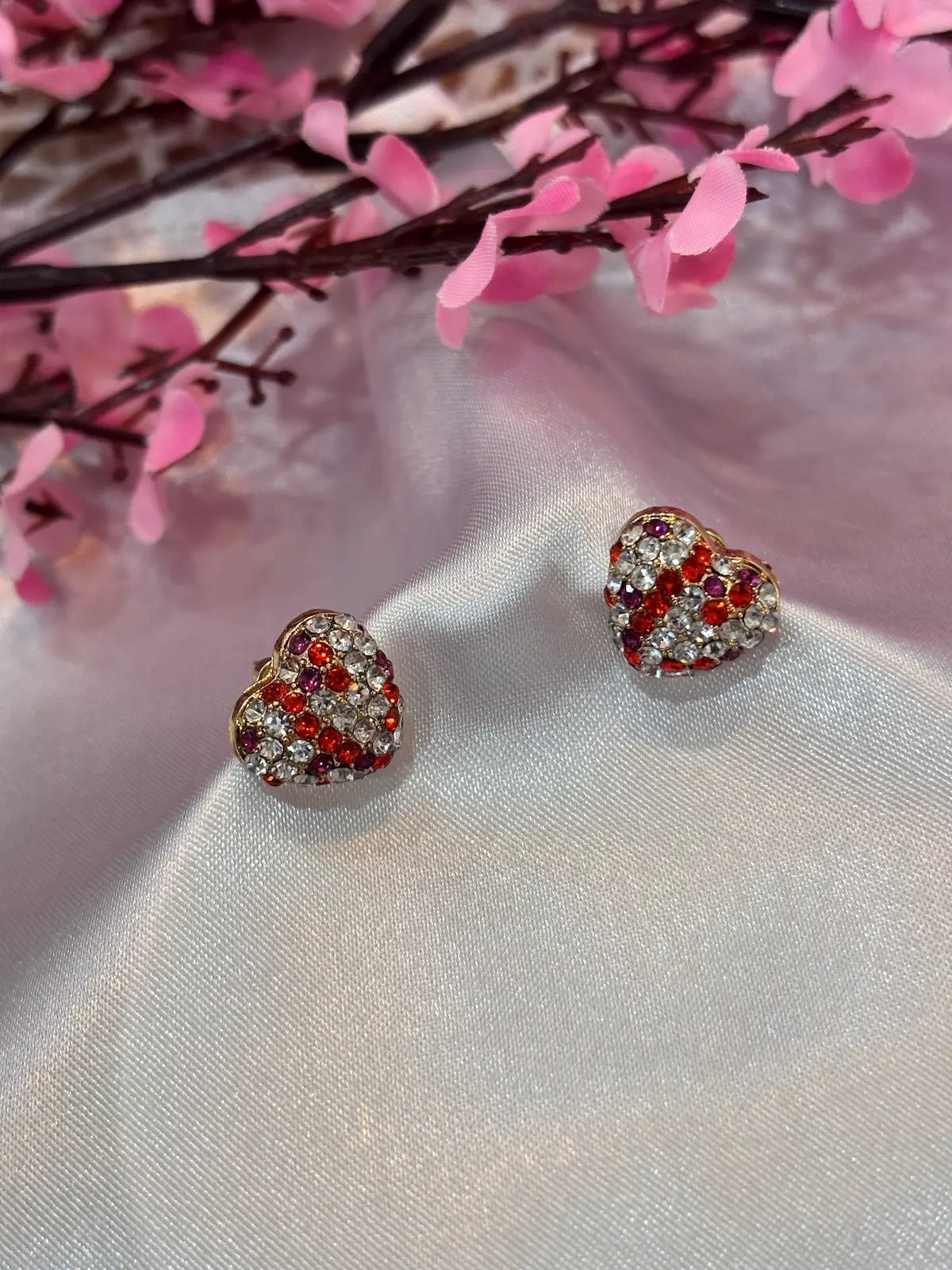 Crimson Spark Studs - 