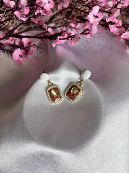 Boho Frame Rust Anti Tarnish Studs - 