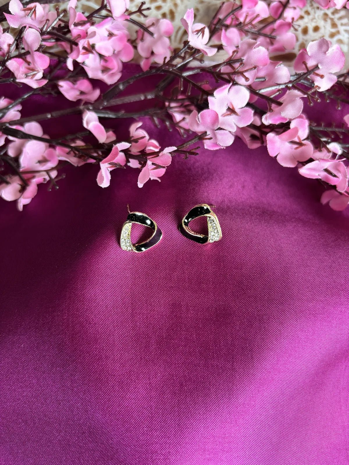 Bold Bloom Loop Anti Tarnish Hoops - 