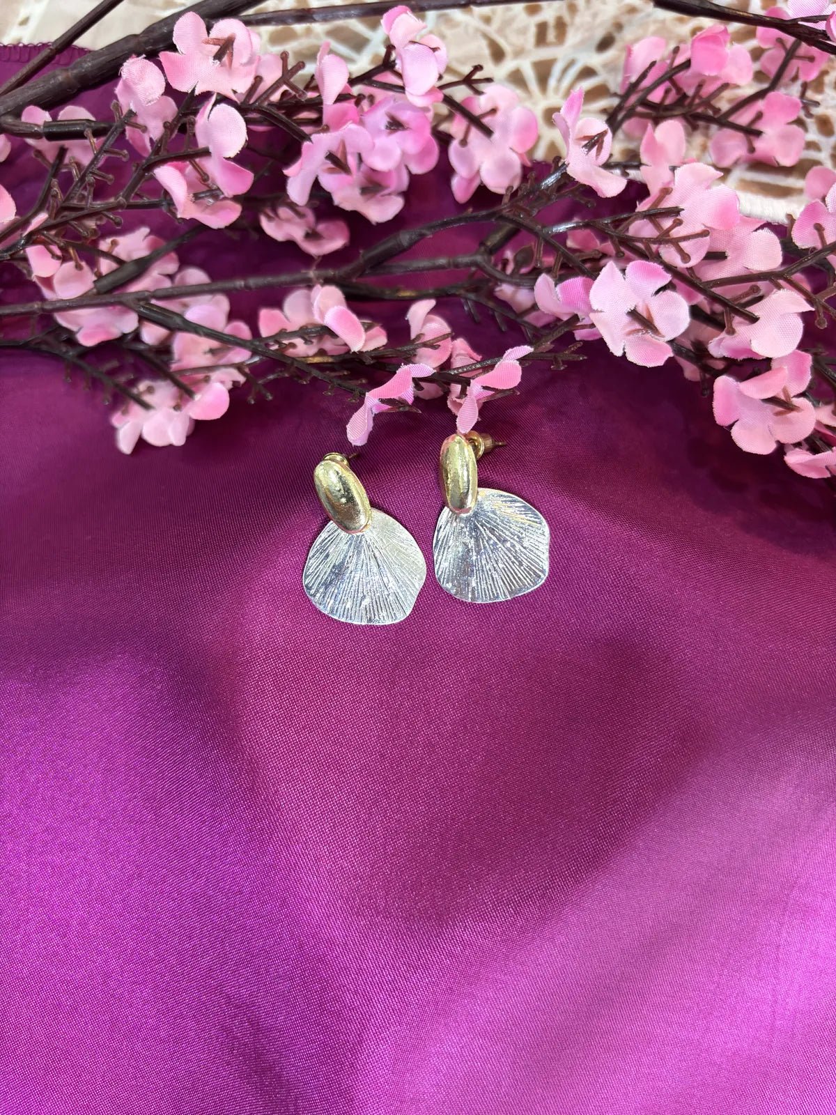 Blush Shell Anti Tarnish Studs - 