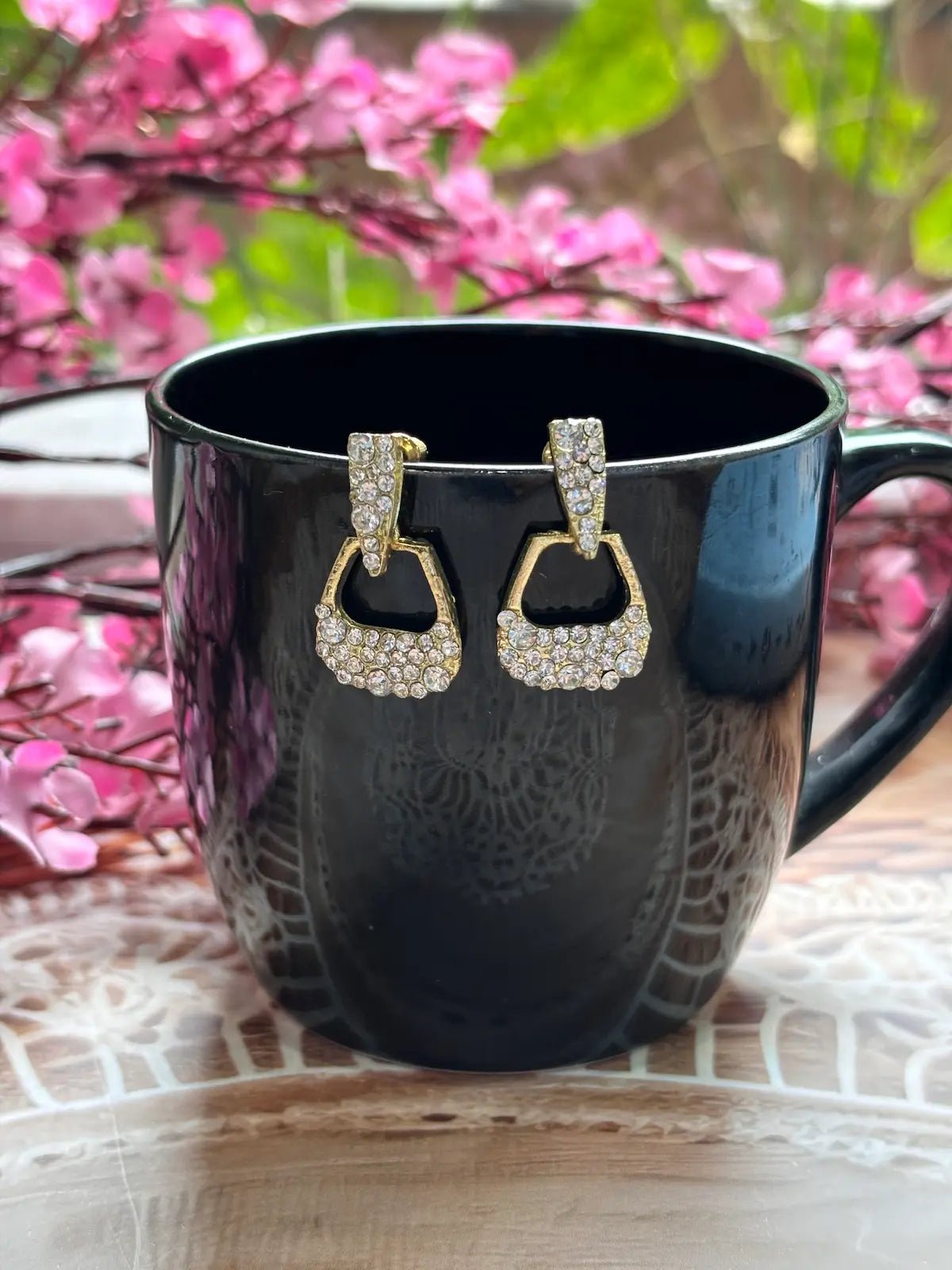 Twilight Petal Pearl Studs - 