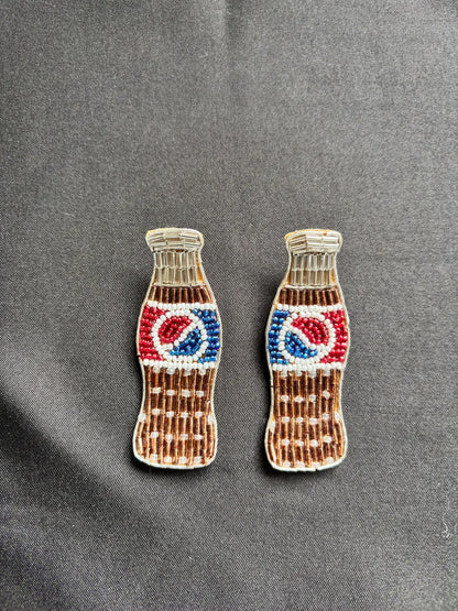 Soda Swag Beaded Earrings - 