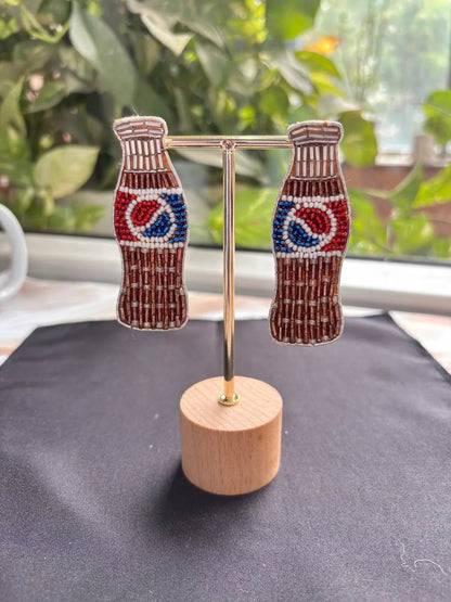 Soda Swag Beaded Earrings - 