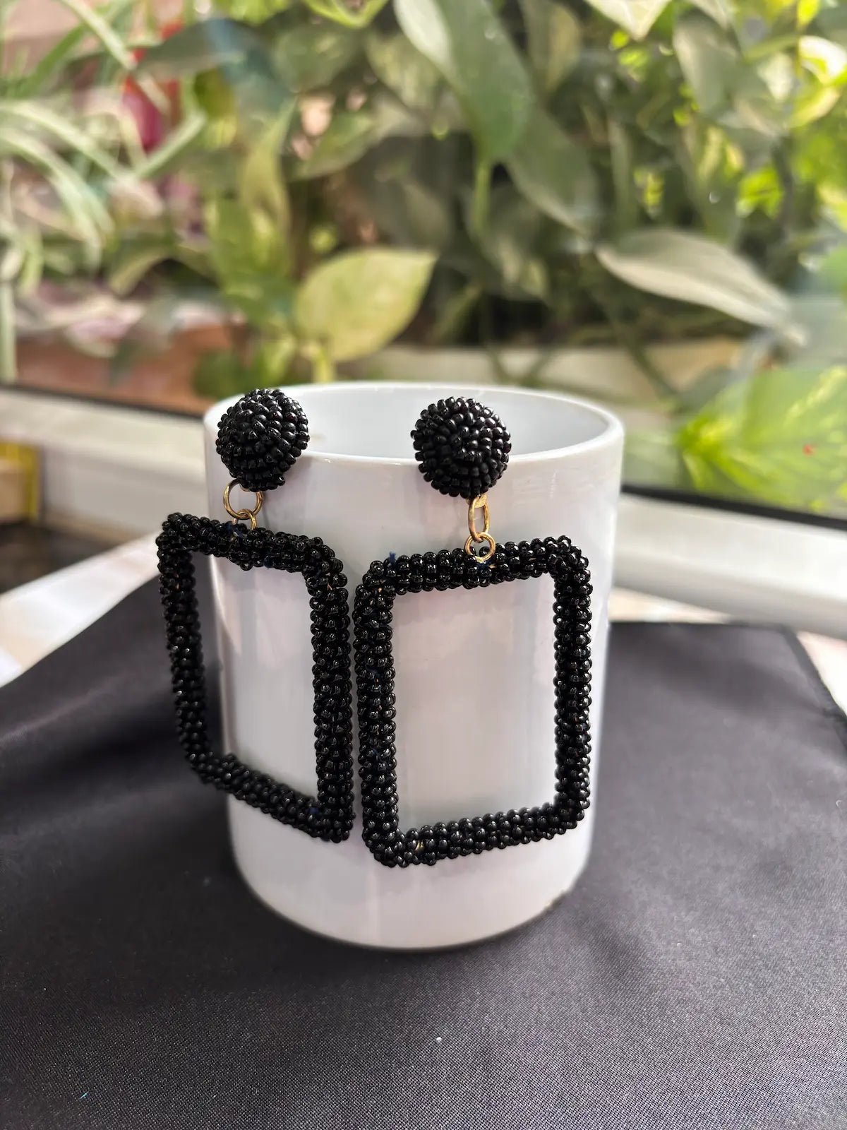 Pattern Play Beaded Earrings - 