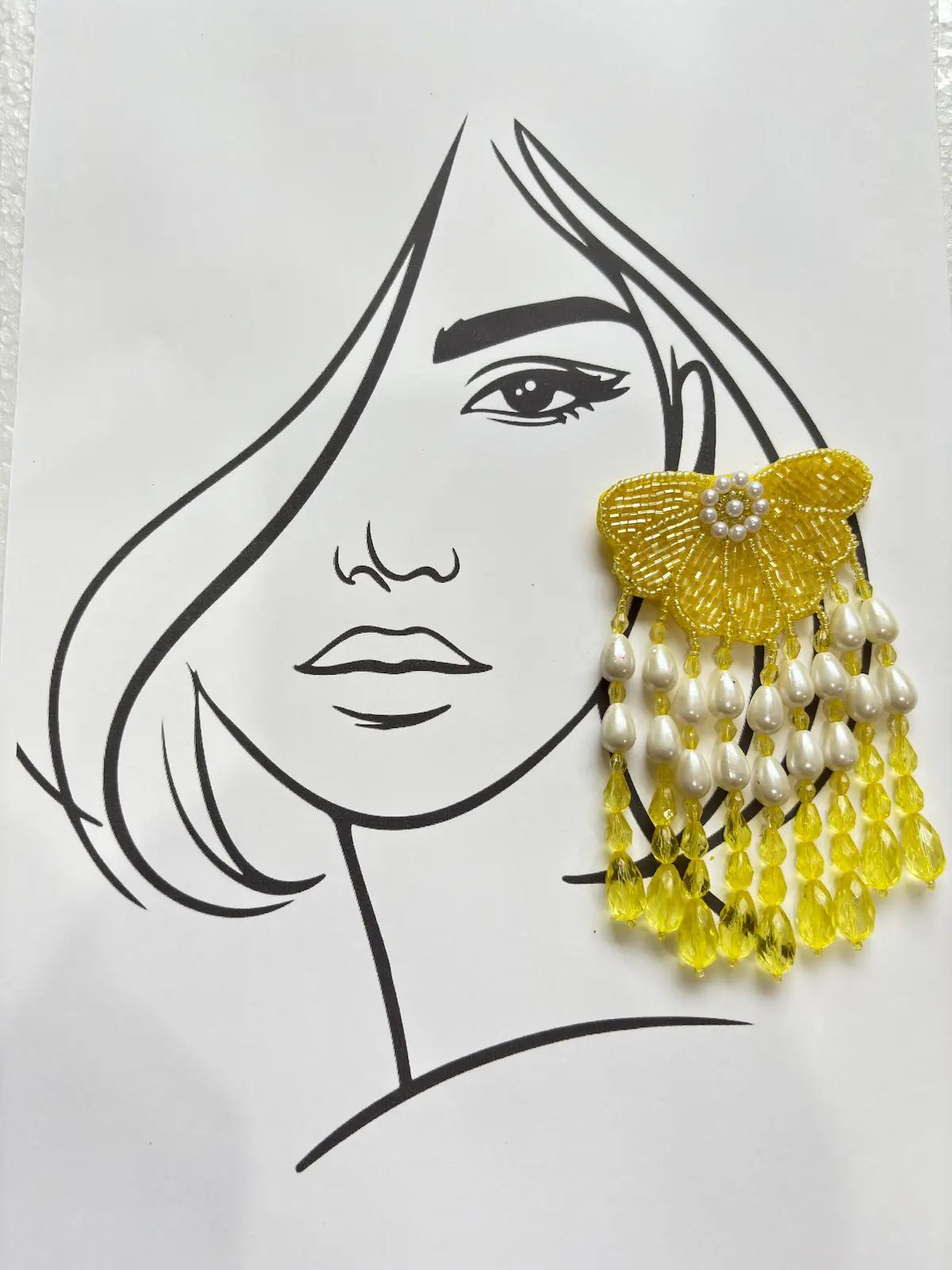 Genda Glam Beaded Earrings - 