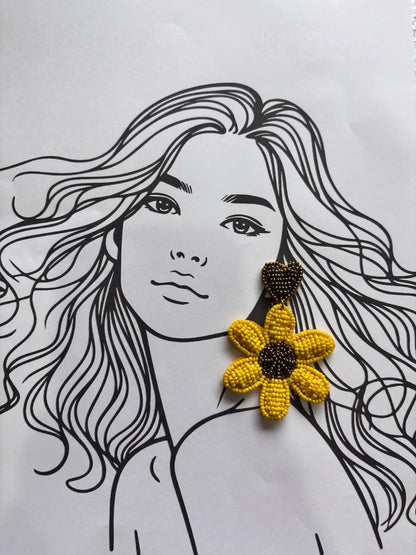 Over the Rainbow Beaded Earrings - 