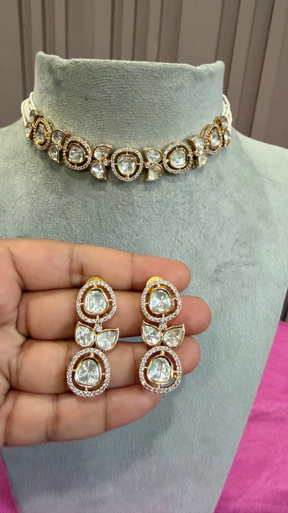 Eira Moissanite Necklace Set