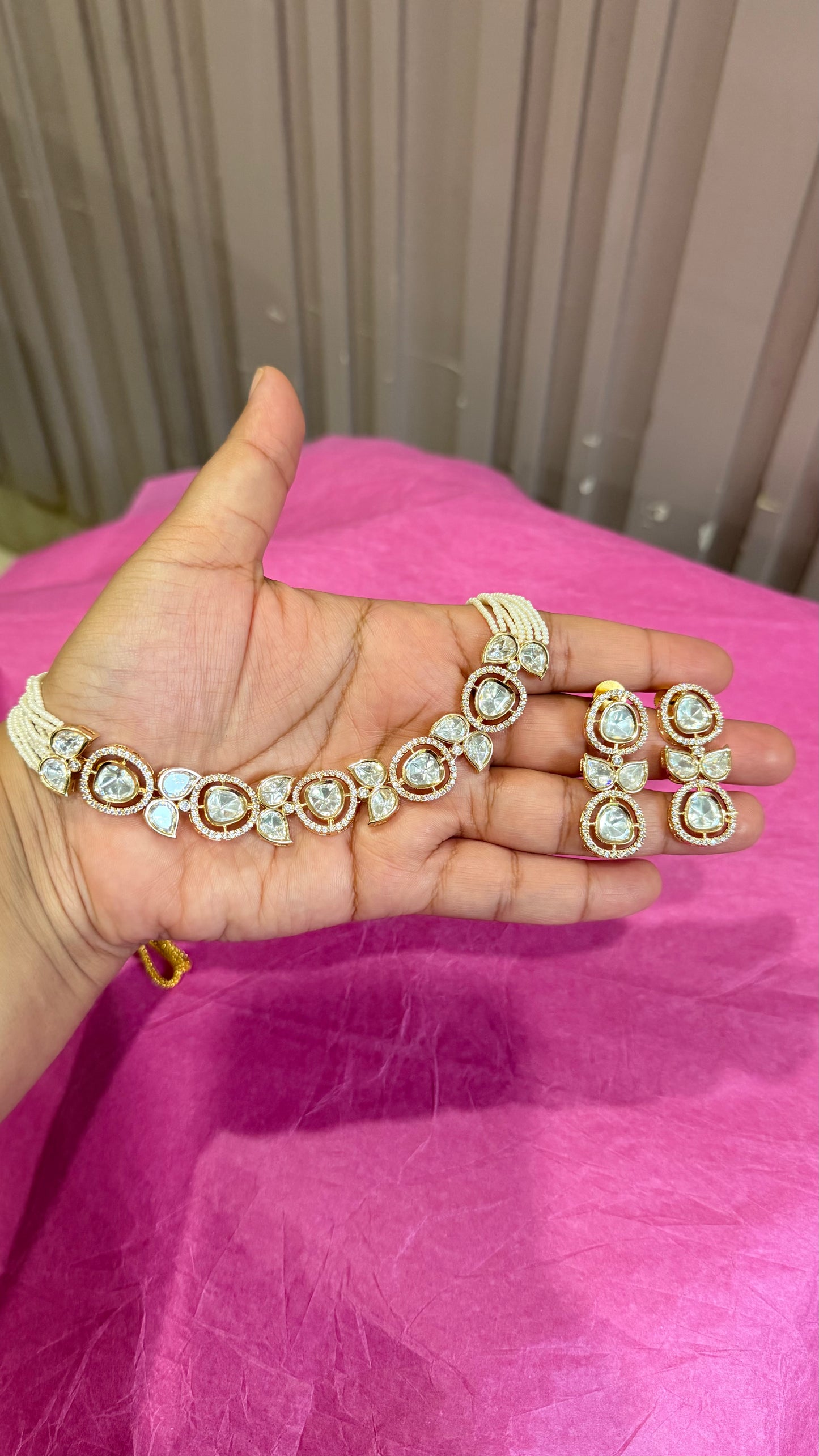 Eira Moissanite Necklace Set