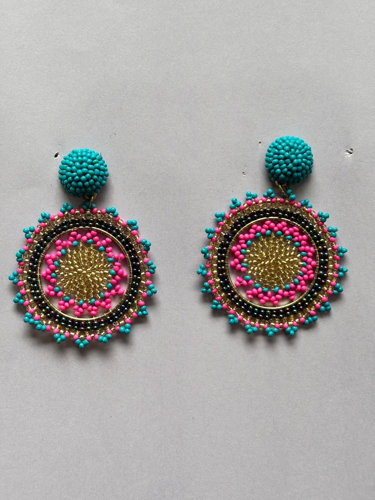 Sunburst Urja Beaded Earrings - 