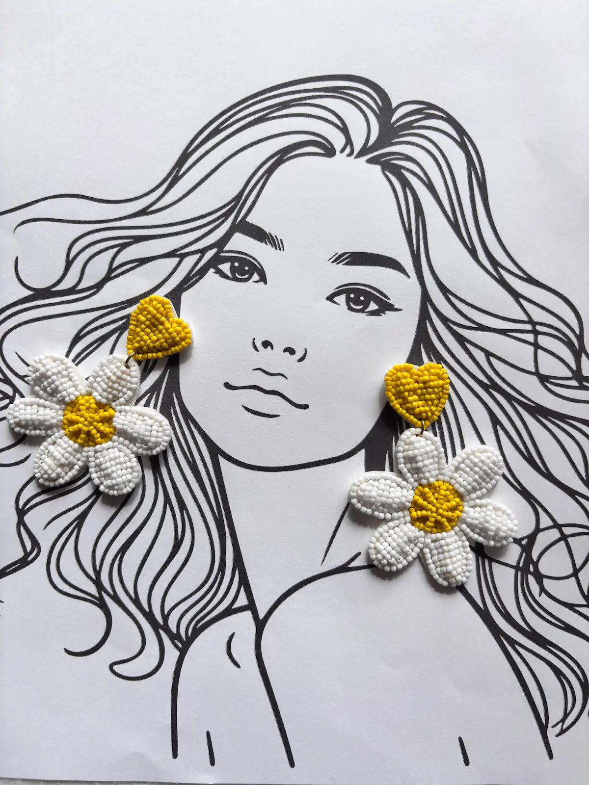 Sunpetal Pop Beaded Earrings - 