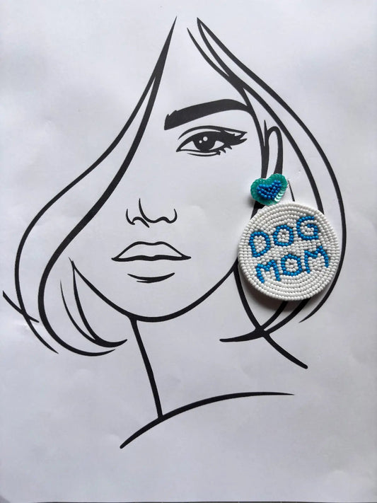 Pawfect Mom Beaded Earrings - 