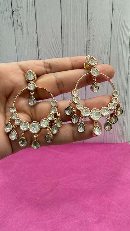 Tara Teardrop Chandbali Earrings